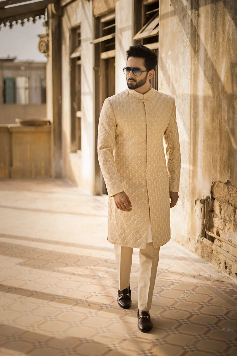 Pakistani Menswear | EK-Mirza by Libayah Ltd. - Designer Dress - Type: Menswear - Available at Libayah - 100% Original