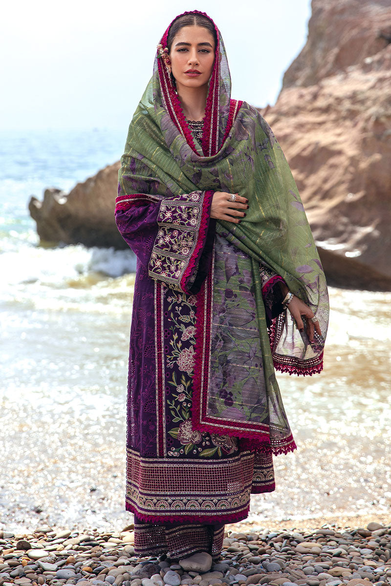 MNR | Festive Lawn 24 | GUL-E-LALA by MNR - Designer Dress - Type: Ladies Clothes - Available at Libayah - 100% Original