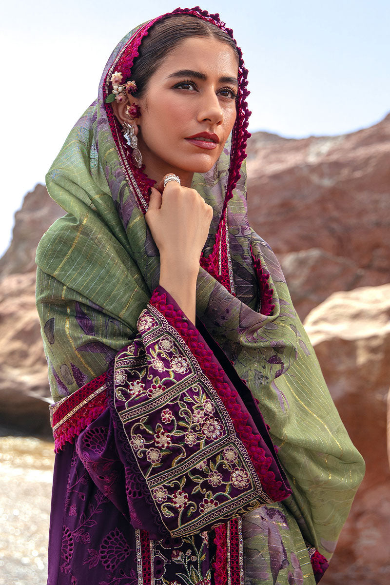 MNR | Festive Lawn 24 | GUL-E-LALA by MNR - Designer Dress - Type: Ladies Clothes - Available at Libayah - 100% Original