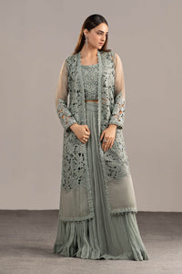 Maria B | Luxury Formals | MGL-EF26-01-Ice Blue by Maria B - Designer Dress  - Type : Ladies Clothes - Available at Libayah - 100% Original 