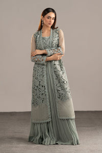 Maria B | Luxury Formals | MGL-EF26-01-Ice Blue by Maria B - Designer Dress  - Type : Ladies Clothes - Available at Libayah - 100% Original 