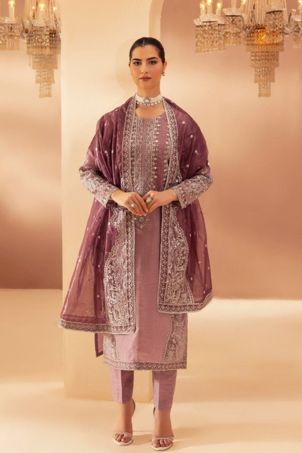 Mohagni | Heer Formals | MGS-23 by Mohagni - Designer Dress - Type: Ladies Clothes - Available at Libayah - 100% Original