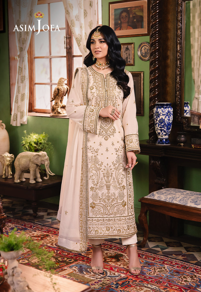 Asim Jofa | Afsanay Luxury Pret | AJLP-05 by Asim Jofa - Designer Dress - Type: Ladies Clothes - Available at Libayah - 100% Original