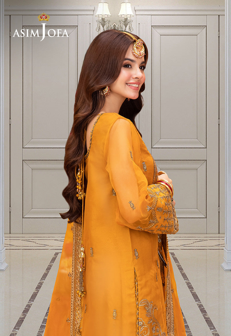 Asim Jofa | festive luxe | AJEM-12 by Asim Jofa - Designer Dress - Type: Ladies Clothes - Available at Libayah - 100% Original