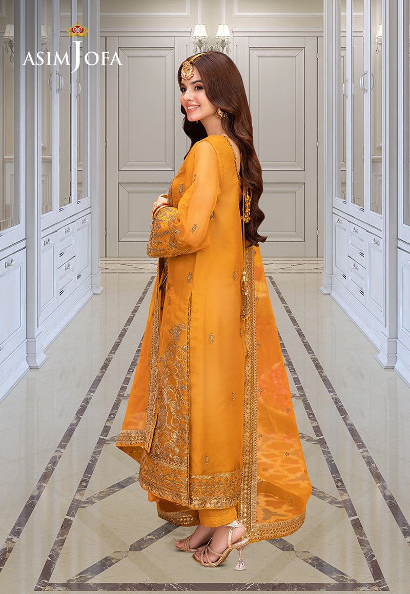 Asim Jofa | festive luxe | AJEM-12 by Asim Jofa - Designer Dress - Type: Ladies Clothes - Available at Libayah - 100% Original