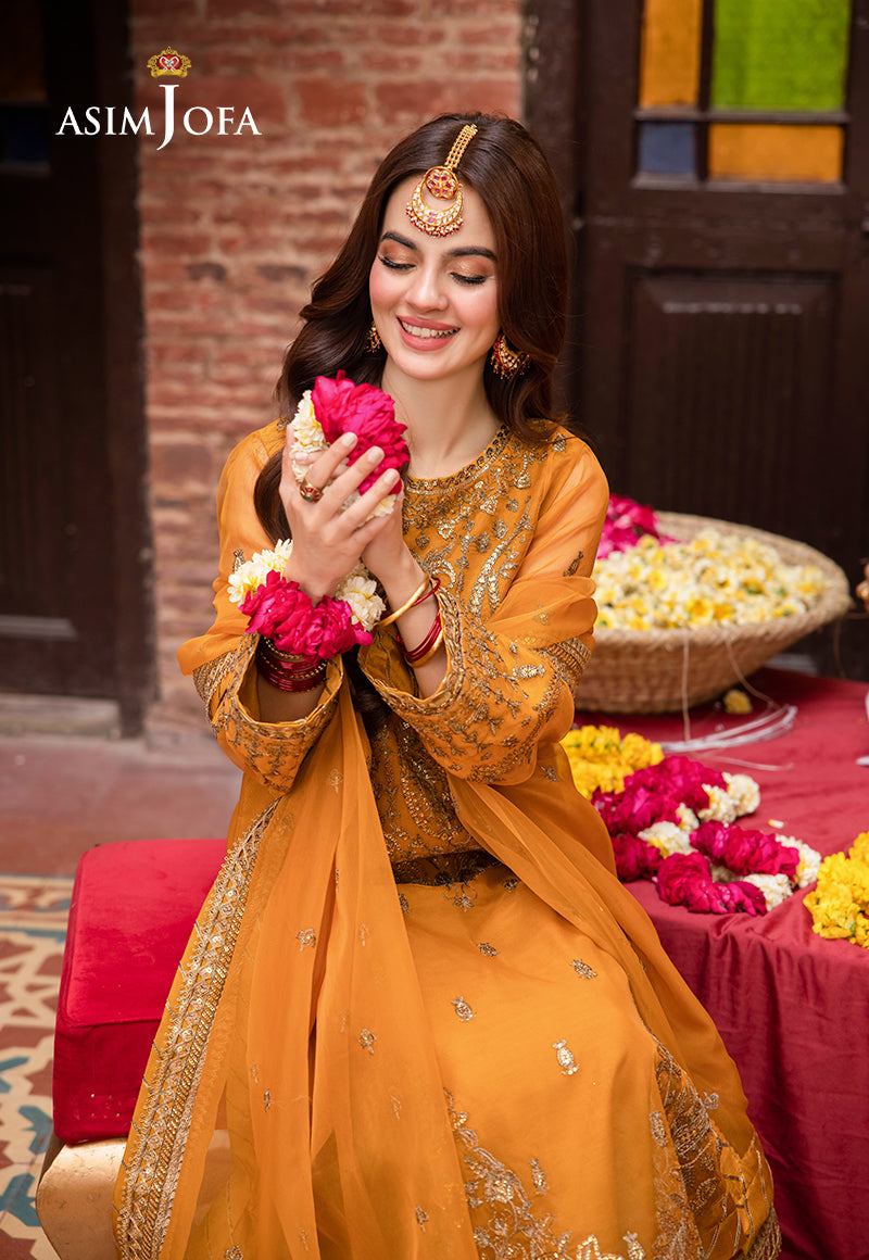 Asim Jofa | Pyaar Diyan Gallan Formals | AJEM-12 by Asim Jofa - Designer Dress - Type: Ladies Clothes - Available at Libayah - 100% Original
