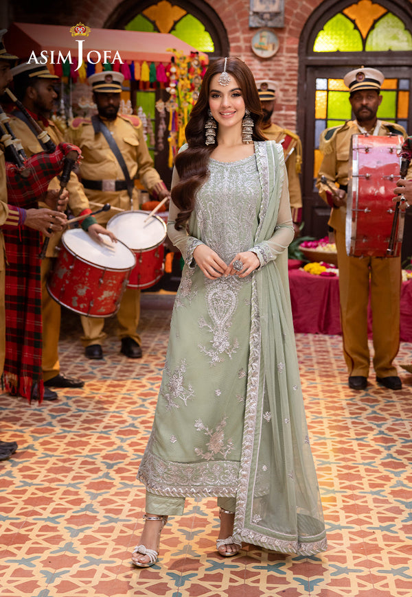 Asim Jofa | Pyaar Diyan Gallan Formals | AJEM-01 by Asim Jofa - Designer Dress - Type: Ladies Clothes - Available at Libayah - 100% Original