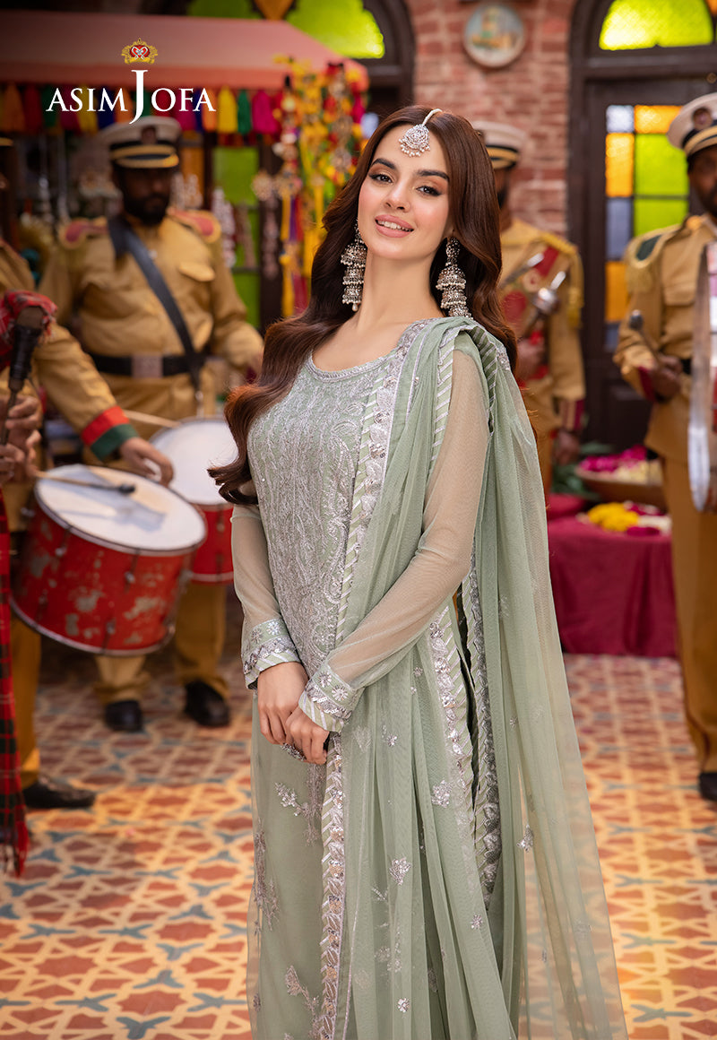 Asim Jofa | Pyaar Diyan Gallan Formals | AJEM-01 by Asim Jofa - Designer Dress - Type: Ladies Clothes - Available at Libayah - 100% Original