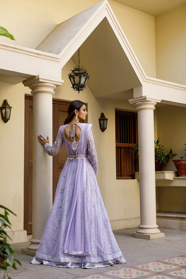 Wahajmkhan | Bahar Begum Formals | LILAC EXTRAVANGANZA by Wahaj M.Khan - Designer Dress - Type: Ladies Clothes - Available at Libayah - 100% Original
