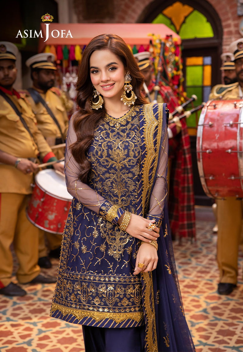 Asim Jofa | Pyaar Diyan Gallan Formals | AJEM-18 by Asim Jofa - Designer Dress - Type: Ladies Clothes - Available at Libayah - 100% Original