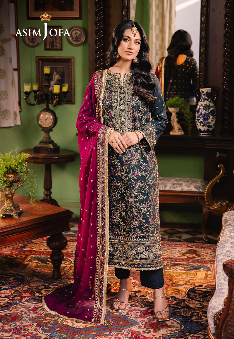 Asim Jofa | Afsanay Luxury Pret | AJLP-01 by Asim Jofa - Designer Dress - Type: Ladies Clothes - Available at Libayah - 100% Original