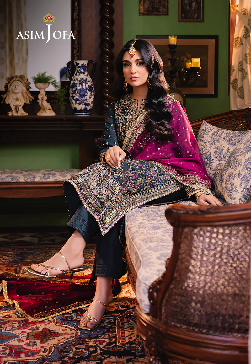 Asim Jofa | Afsanay Luxury Pret | AJLP-01 by Asim Jofa - Designer Dress - Type: Ladies Clothes - Available at Libayah - 100% Original
