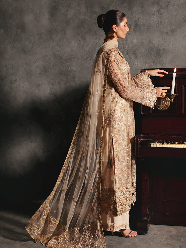 Rajbari | Sage Chiffon Edit | Verve by Rajbari - Designer Dress - Type: Formal - Available at Libayah - 100% Original