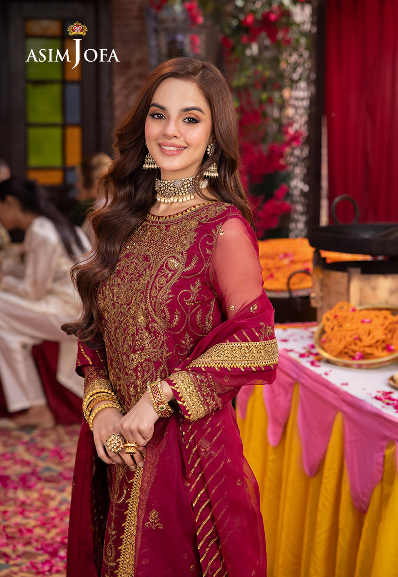 Asim Jofa | Pyaar Diyan Gallan Formals | AJEM-23 by Asim Jofa - Designer Dress - Type: Ladies Clothes - Available at Libayah - 100% Original