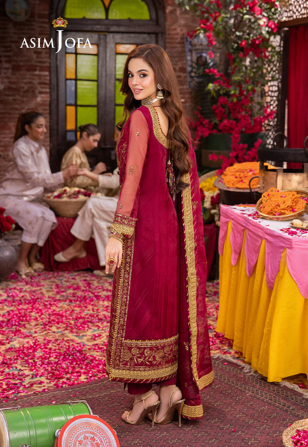 Asim Jofa | Pyaar Diyan Gallan Formals | AJEM-23 by Asim Jofa - Designer Dress - Type: Ladies Clothes - Available at Libayah - 100% Original