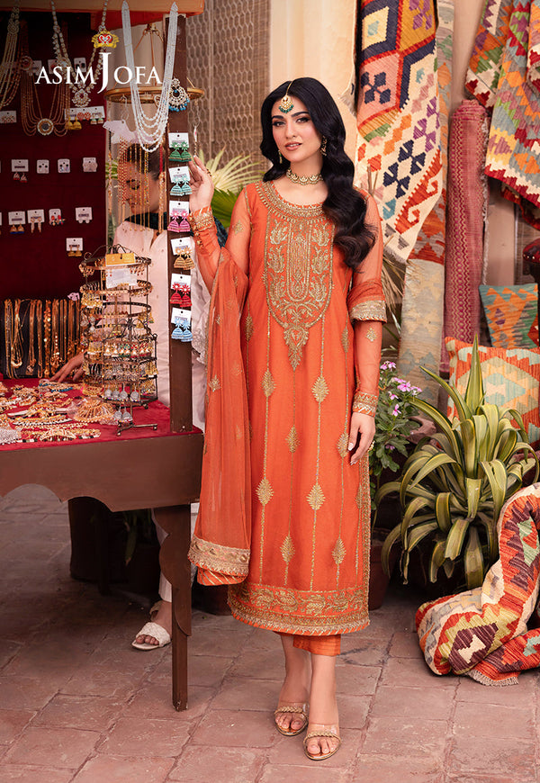 Asim Jofa | Pyaar Diyan Gallan Formals | AJEM-08 by Asim Jofa - Designer Dress - Type: Ladies Clothes - Available at Libayah - 100% Original