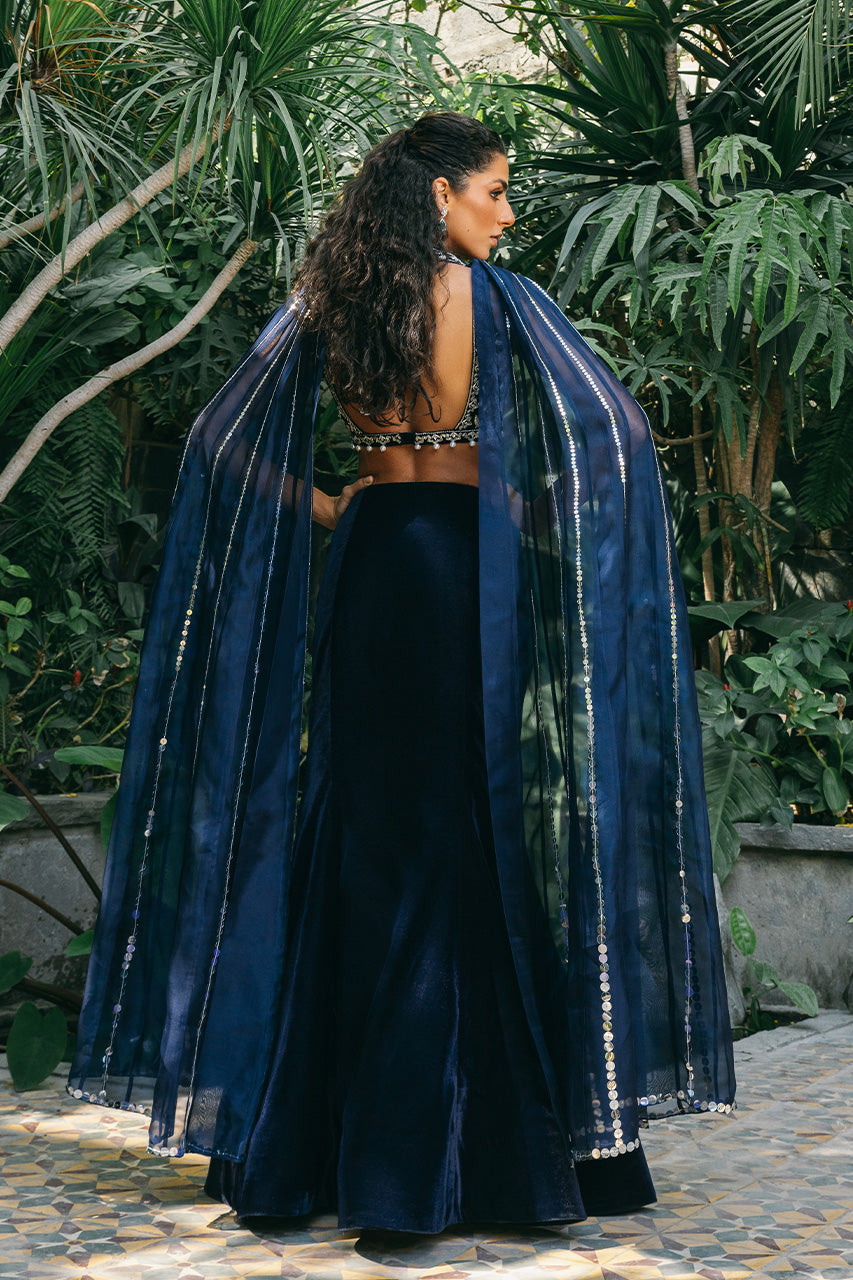 Sania Maskatiya | Reyna Velvet | Zyla by Sania Maskatiya - Designer Dress - Type: Ladies Clothes - Available at Libayah - 100% Original