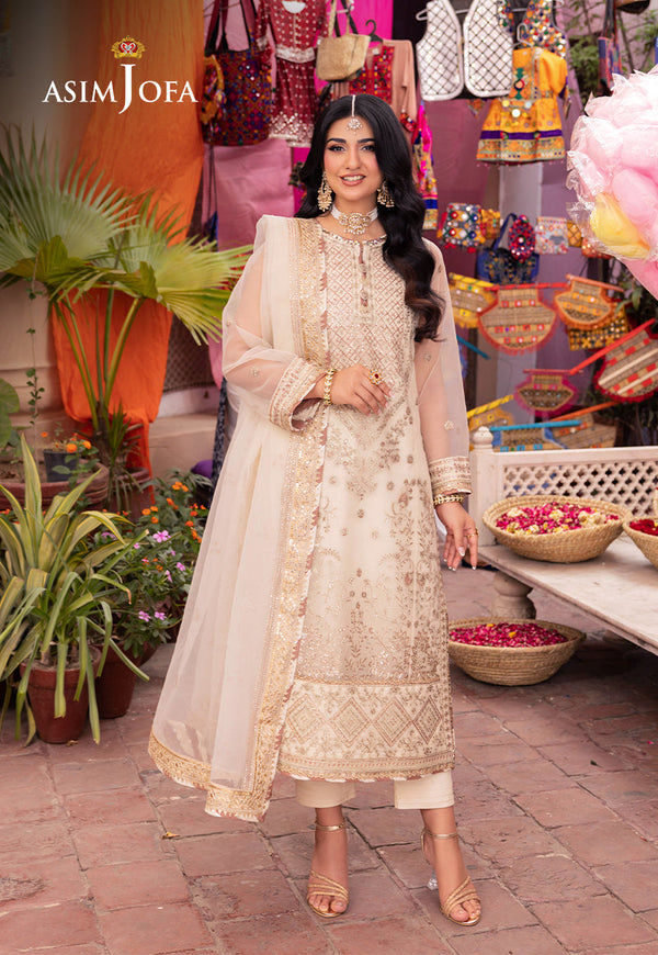 Asim Jofa | Pyaar Diyan Gallan Formals | AJEM-11 by Asim Jofa - Designer Dress - Type: Ladies Clothes - Available at Libayah - 100% Original