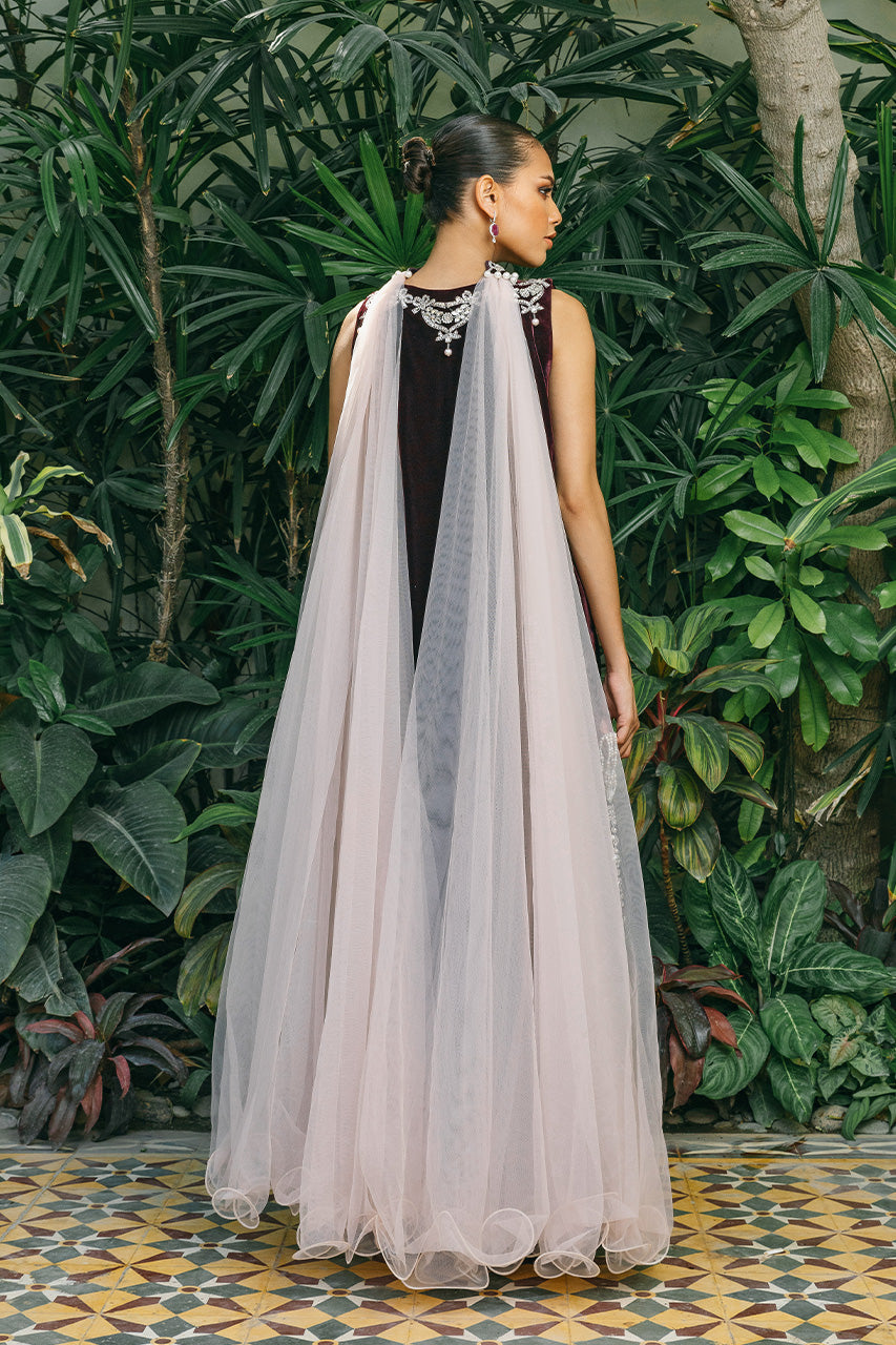 Sania Maskatiya | Reyna Velvet | Dara by Sania Maskatiya - Designer Dress - Type: Ladies Clothes - Available at Libayah - 100% Original