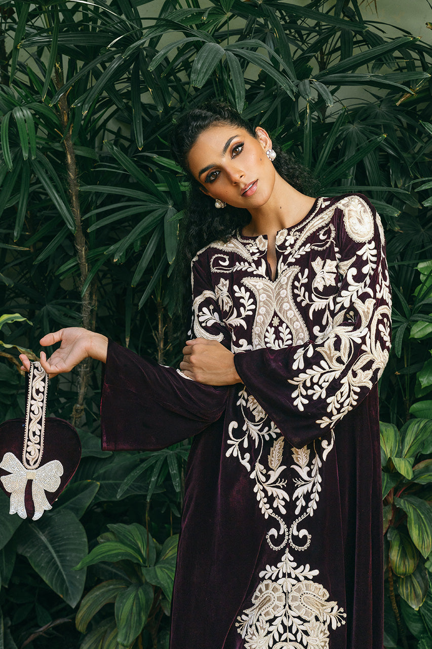 Sania Maskatiya | Reyna Velvet | Eira by Sania Maskatiya - Designer Dress - Type: Ladies Clothes - Available at Libayah - 100% Original