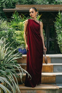 Sania Maskatiya | Reyna Velvet | Sona by Sania Maskatiya - Designer Dress - Type: Ladies Clothes - Available at Libayah - 100% Original
