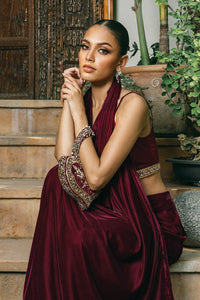 Sania Maskatiya | Reyna Velvet | Sona by Sania Maskatiya - Designer Dress - Type: Ladies Clothes - Available at Libayah - 100% Original
