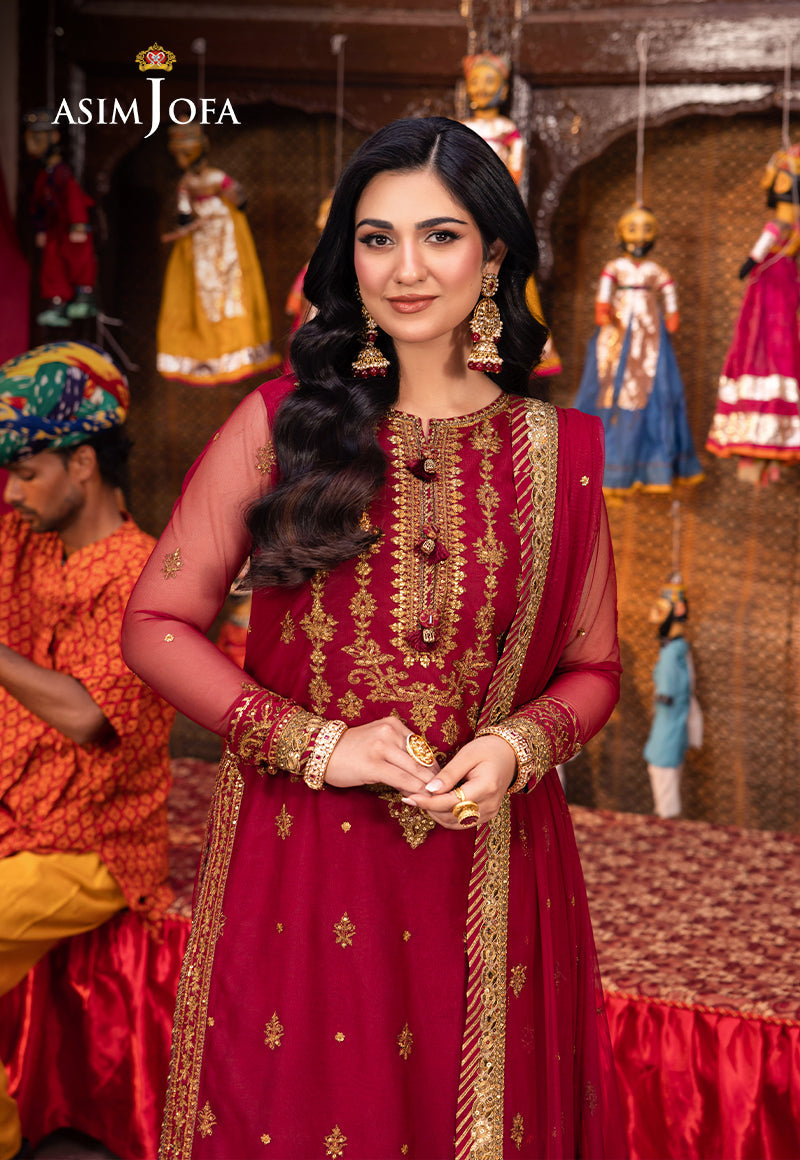 Asim Jofa | Pyaar Diyan Gallan Formals | AJEM-19 by Asim Jofa - Designer Dress - Type: Ladies Clothes - Available at Libayah - 100% Original