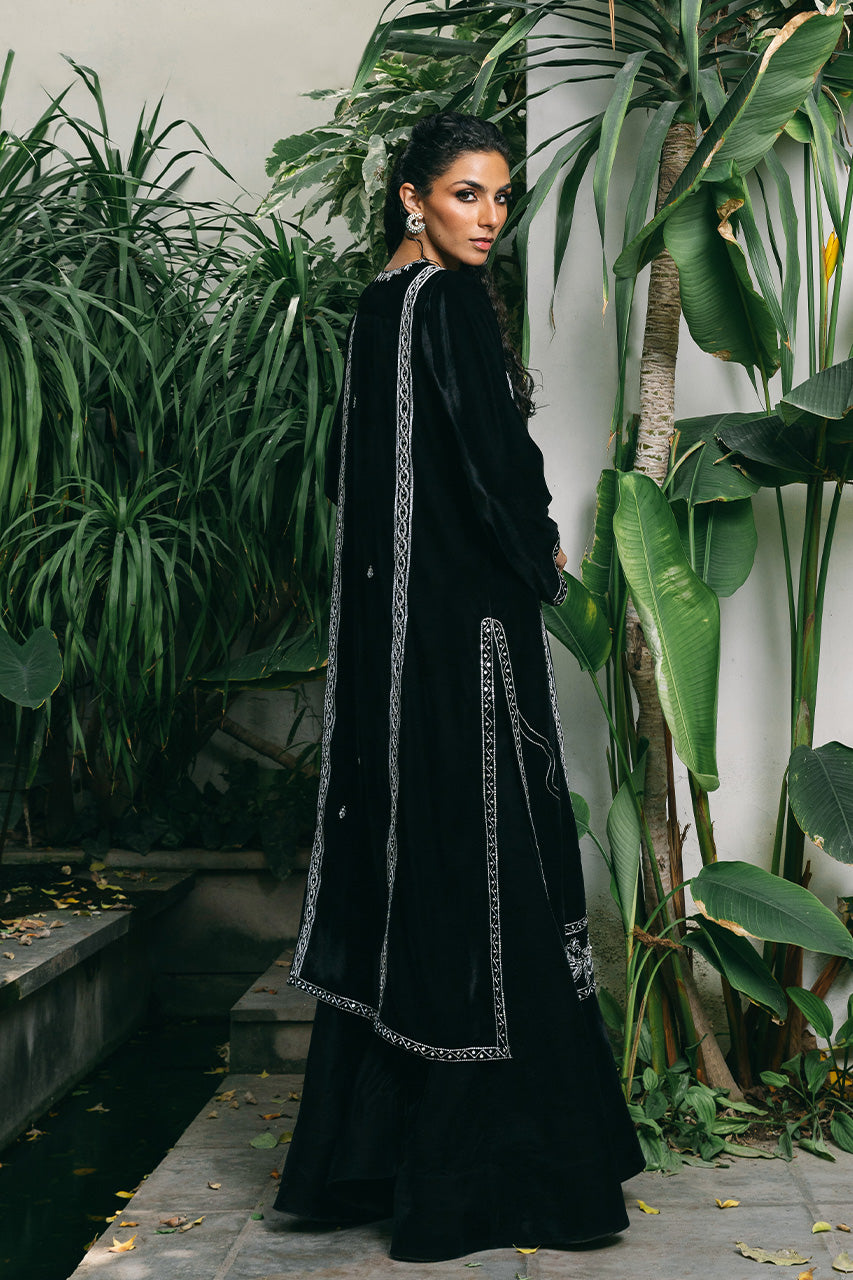 Sania Maskatiya | Reyna Velvet | Firuzeh by Sania Maskatiya - Designer Dress - Type: Ladies Clothes - Available at Libayah - 100% Original