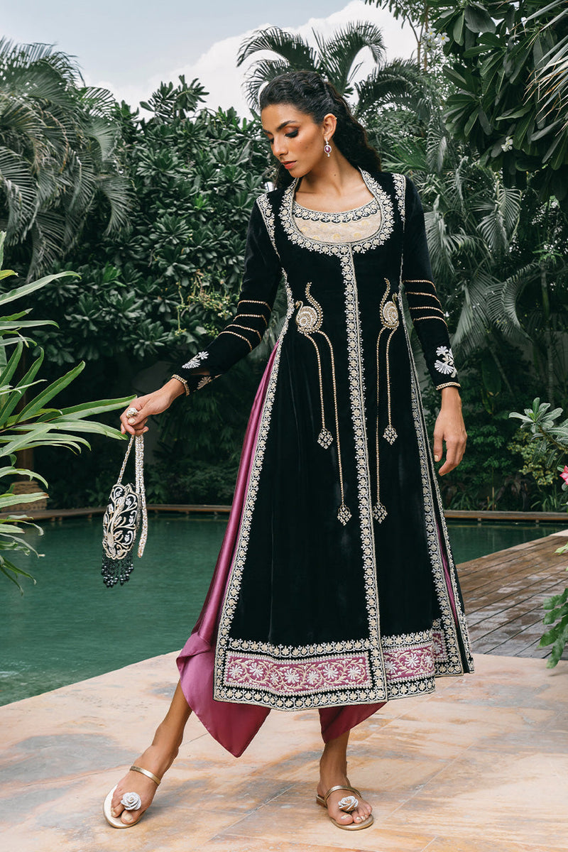 Sania Maskatiya | Reyna Velvet | Thalia by Sania Maskatiya - Designer Dress - Type: Ladies Clothes - Available at Libayah - 100% Original