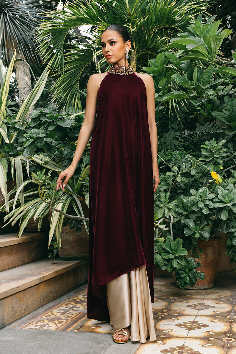 Sania Maskatiya | Reyna Velvet | Sivya by Sania Maskatiya - Designer Dress - Type: Formal - Available at Libayah - 100% Original