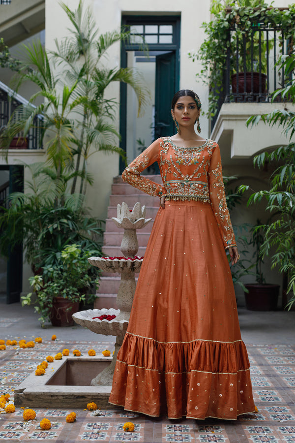 Wahajmkhan | Bahar Begum Formals | RUSTIC TURQUOISE by Wahaj M.Khan - Designer Dress - Type: Ladies Clothes - Available at Libayah - 100% Original