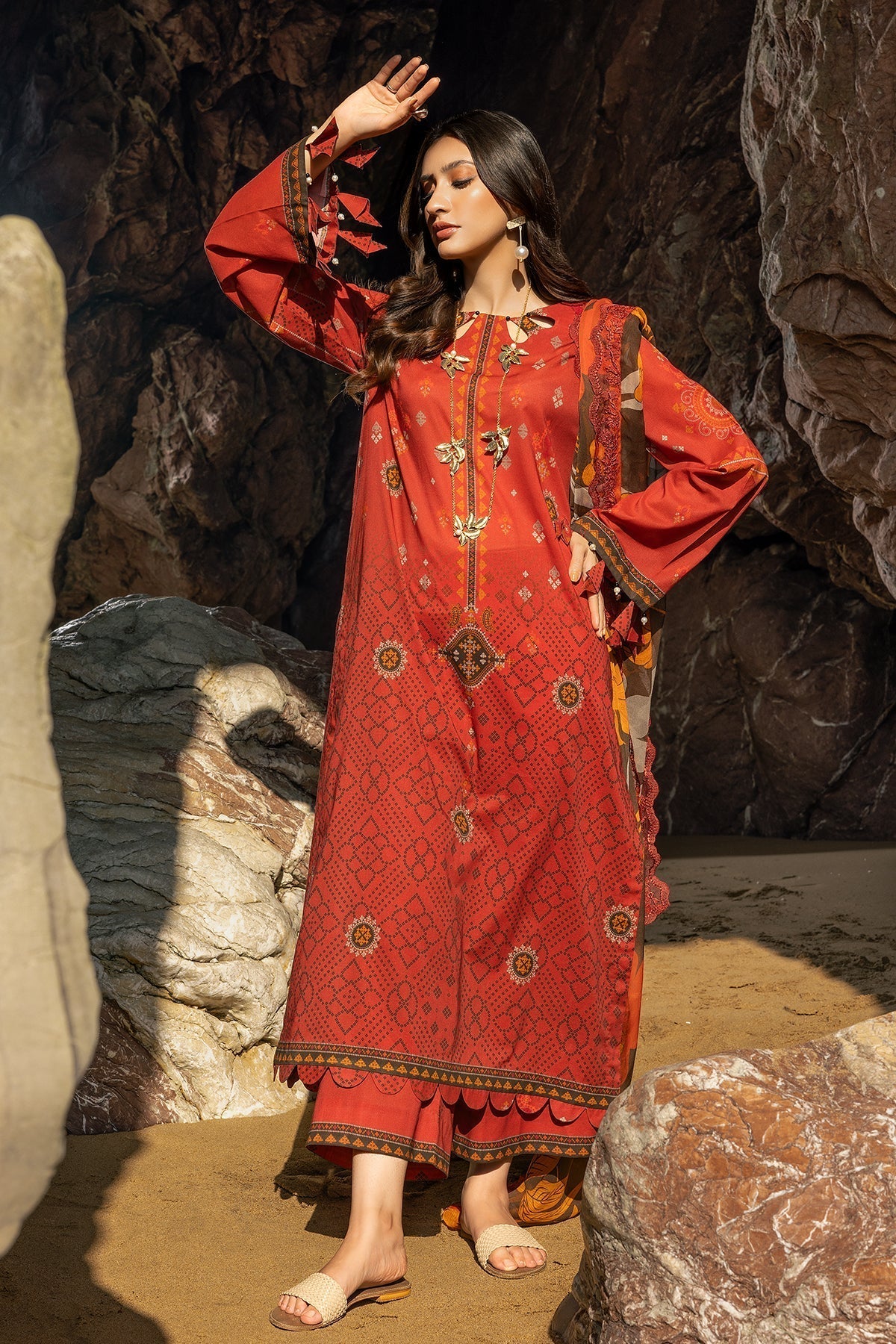 Charizma | Lawn Collection 24 | PM4-23 by Charizma - Designer Dress - Type: Casuals - Available at Libayah - 100% Original