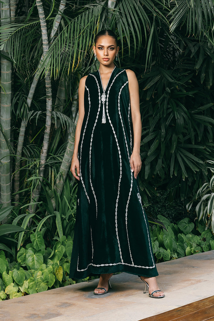 Sania Maskatiya | Reyna Velvet | Ranya by Sania Maskatiya - Designer Dress - Type: Ladies Clothes - Available at Libayah - 100% Original