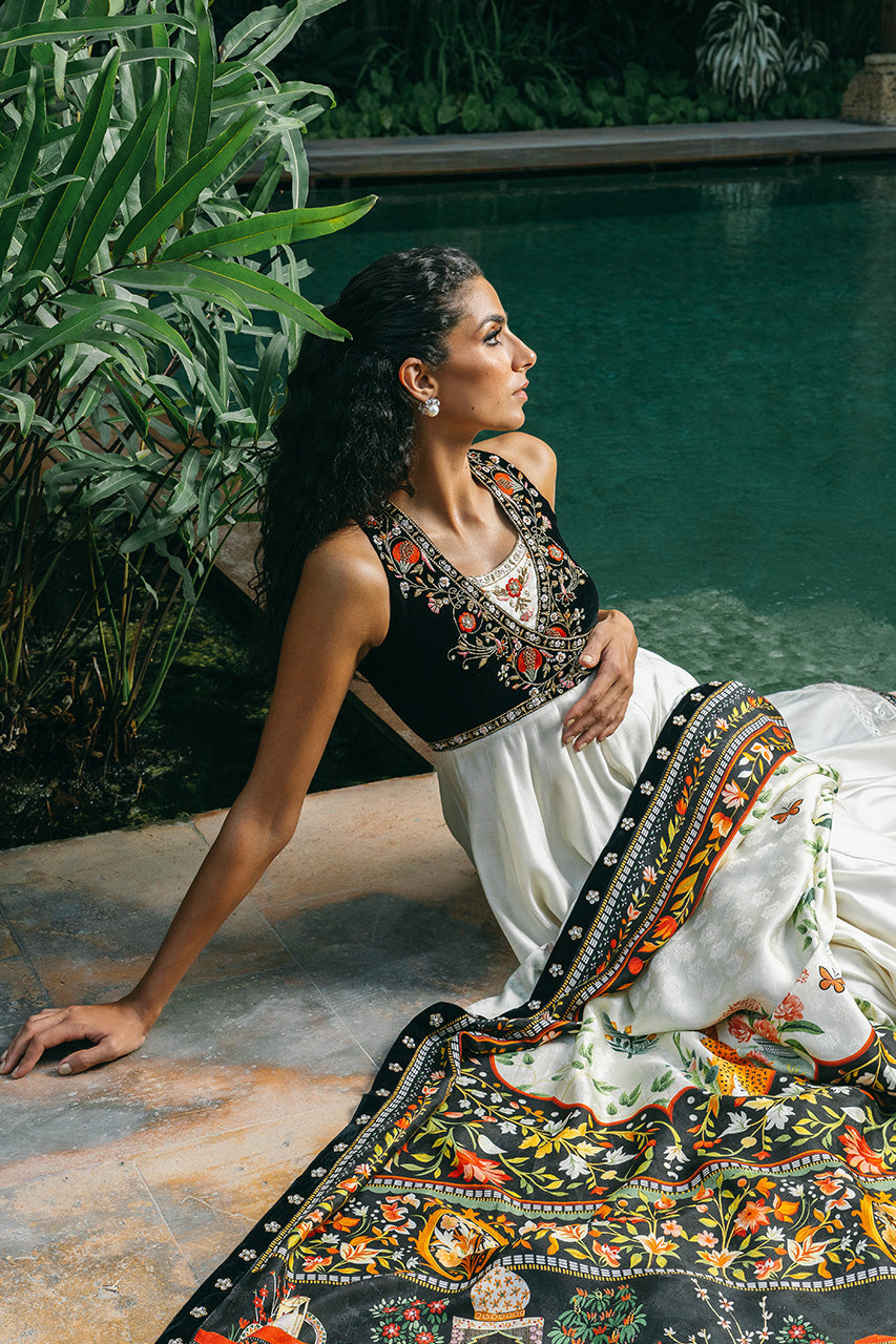 Sania Maskatiya | Reyna Velvet | Amani by Sania Maskatiya - Designer Dress - Type: Ladies Clothes - Available at Libayah - 100% Original