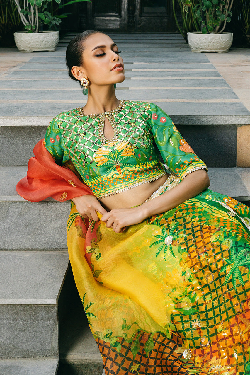 Sania Maskatiya | Reyna Occasion Wear | Nilo by Sania Maskatiya - Designer Dress - Type: Ladies Clothes - Available at Libayah - 100% Original