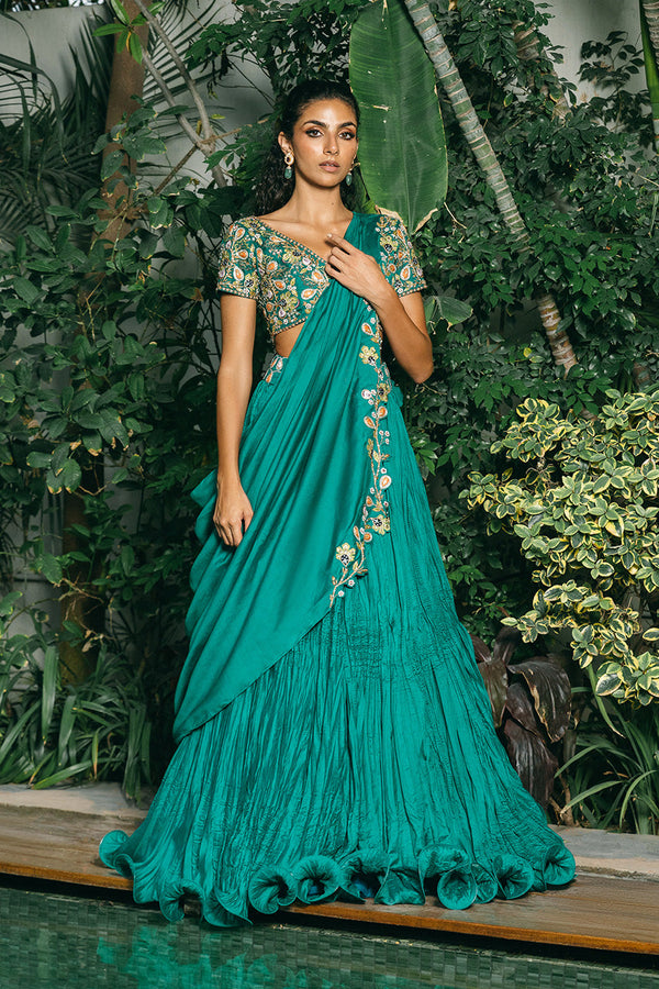 Sania Maskatiya | Reyna Occasion Wear | Duru by Sania Maskatiya - Designer Dress - Type: Ladies Clothes - Available at Libayah - 100% Original