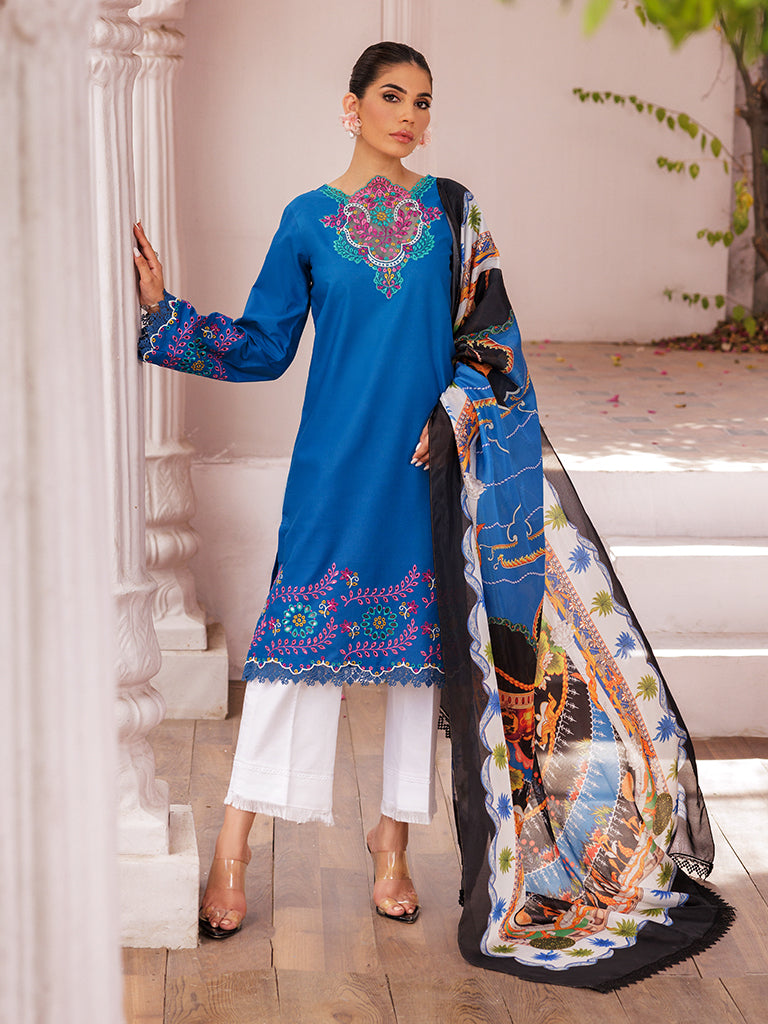 Rajbari | Nissa Chikankari Edition 25 | D# - 04 by Rajbari - Designer Dress - Type: Ladies Clothes - Available at Libayah - 100% Original