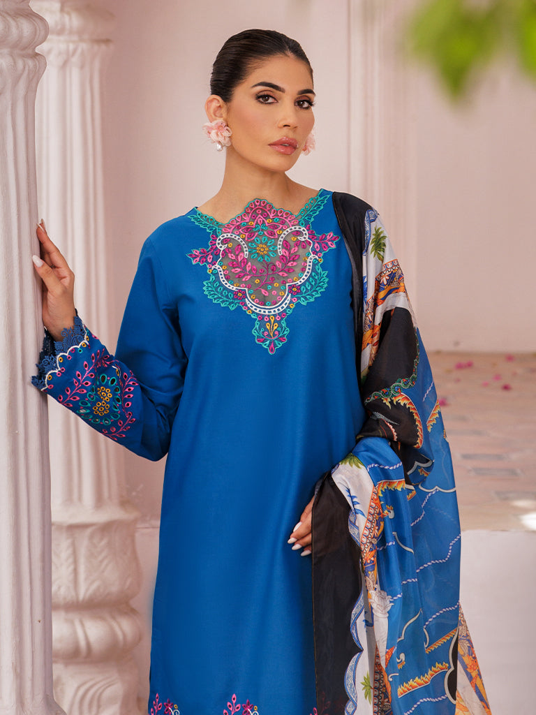 Rajbari | Nissa Chikankari Edition 25 | D# - 04 by Rajbari - Designer Dress - Type: Ladies Clothes - Available at Libayah - 100% Original