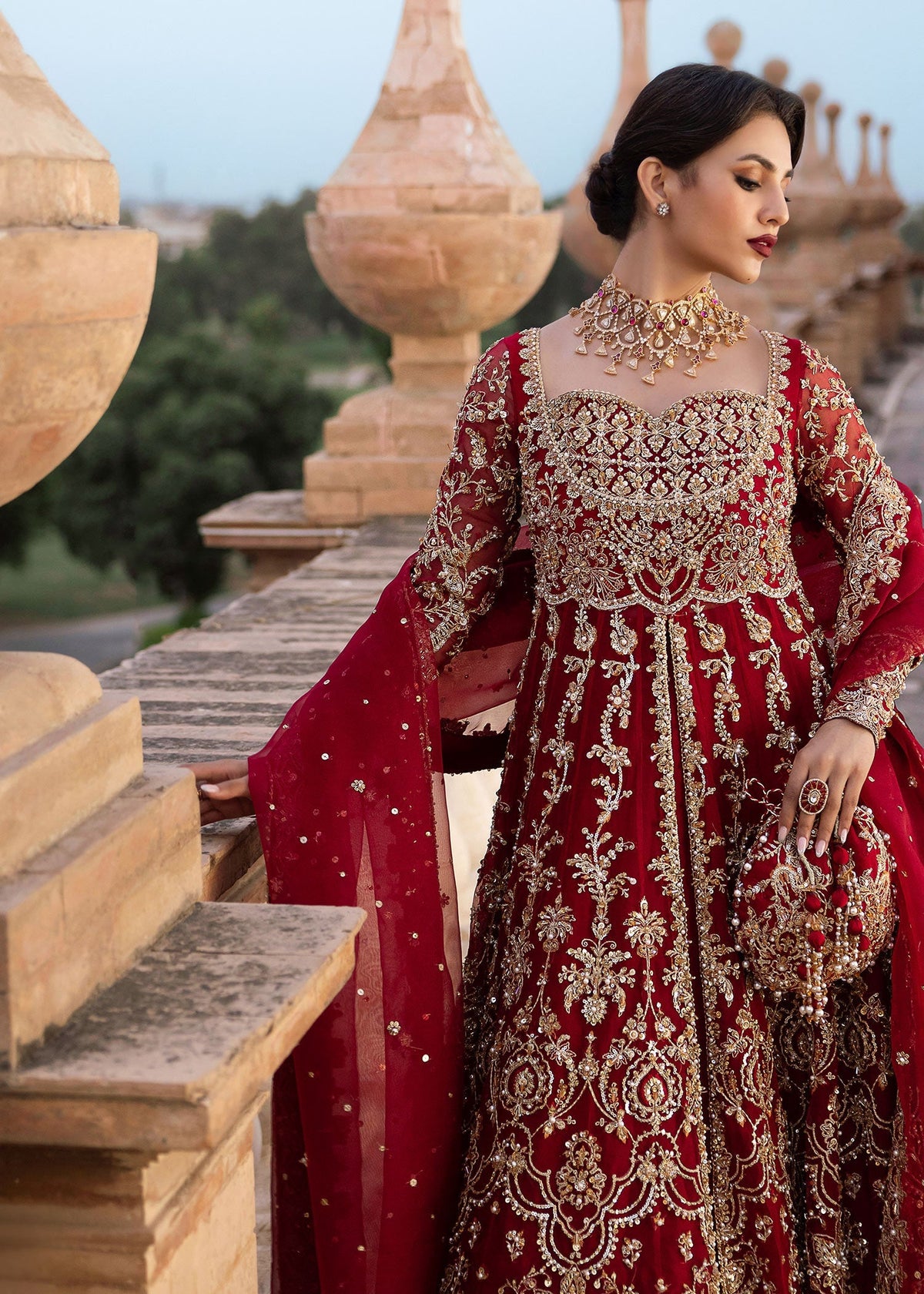 Kanwal Malik | Wedding Formals and Bridals | Zarbaft by Kanwal Malik - Designer Dress - Type: Ladies Clothes - Available at Libayah - 100% Original