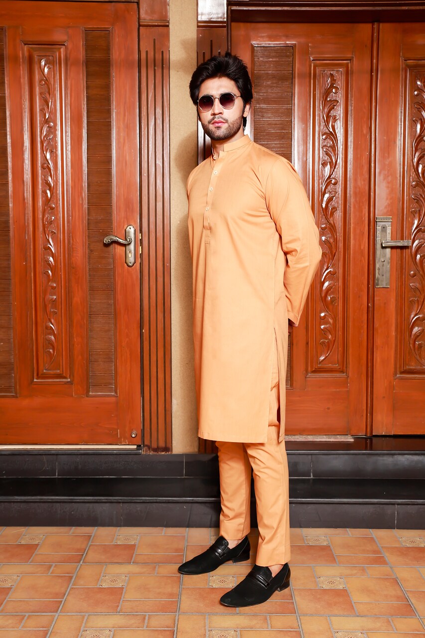 Pakistani Menswear | Deluxe-08 by Menswear - Designer Dress - Type: Menswear - Available at Libayah - 100% Original