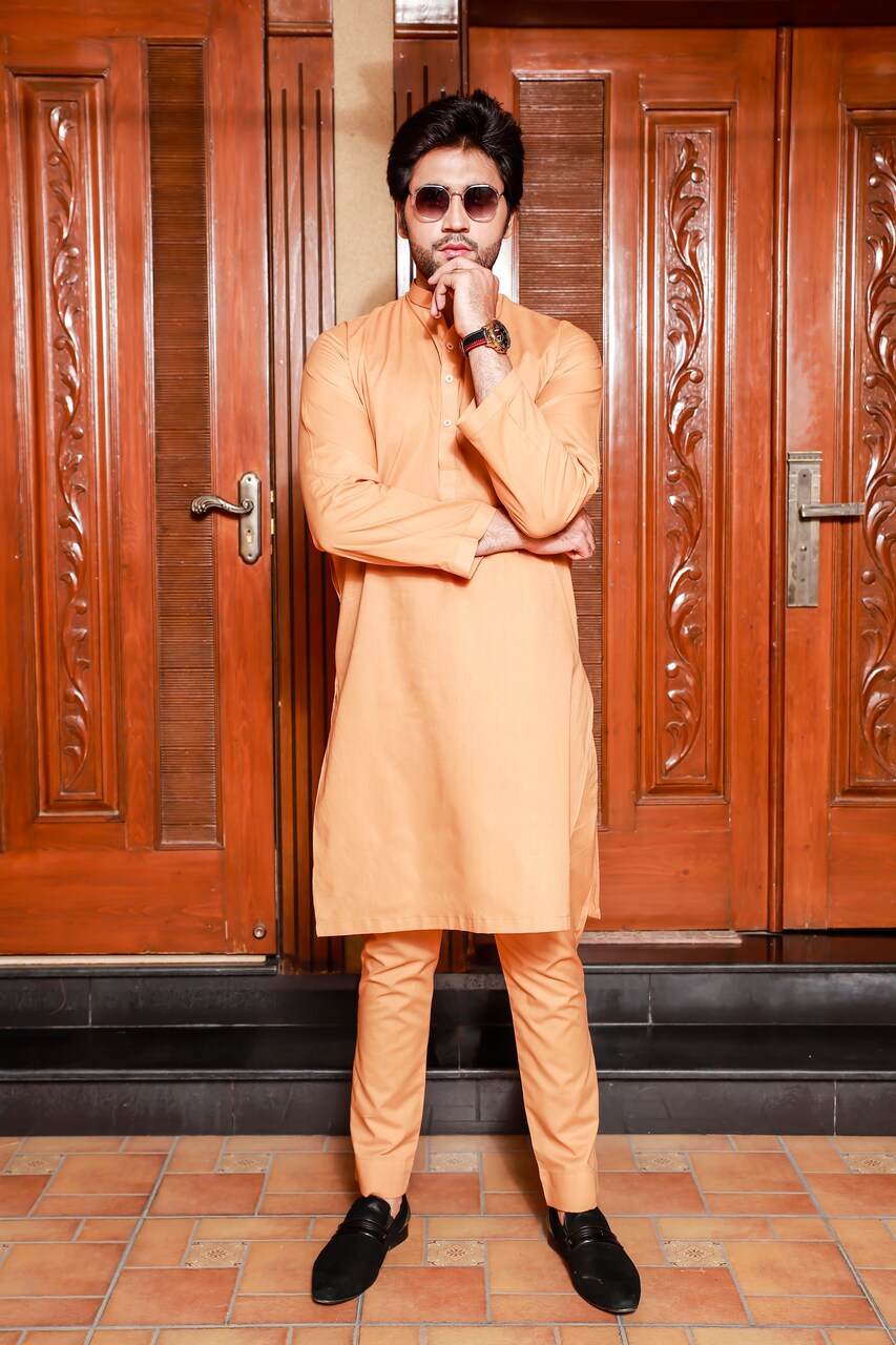 Pakistani Menswear | Deluxe-08 by Menswear - Designer Dress - Type: Menswear - Available at Libayah - 100% Original