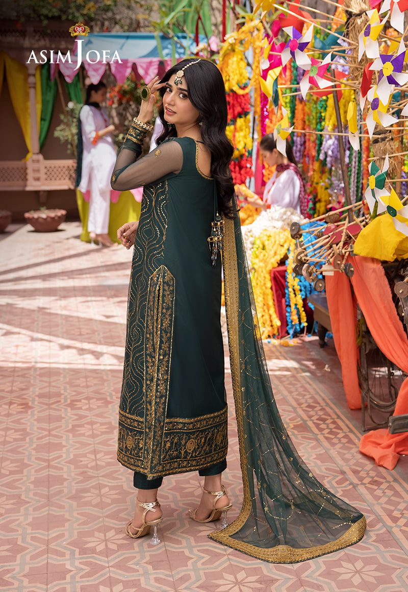 Asim Jofa | Pyaar Diyan Gallan Formals | AJEM-16 by Asim Jofa - Designer Dress - Type: Ladies Clothes - Available at Libayah - 100% Original