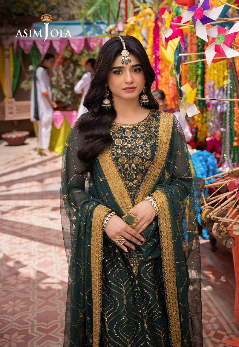 Asim Jofa | Pyaar Diyan Gallan Formals | AJEM-16 by Asim Jofa - Designer Dress - Type: Ladies Clothes - Available at Libayah - 100% Original