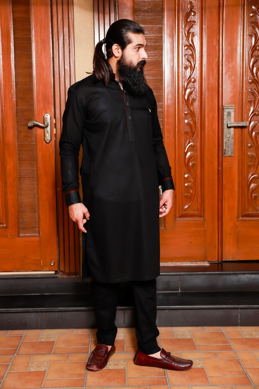Pakistani Menswear | Deluxe - 09 by Libayah Ltd. - Designer Dress - Type: Menswear - Available at Libayah - 100% Original