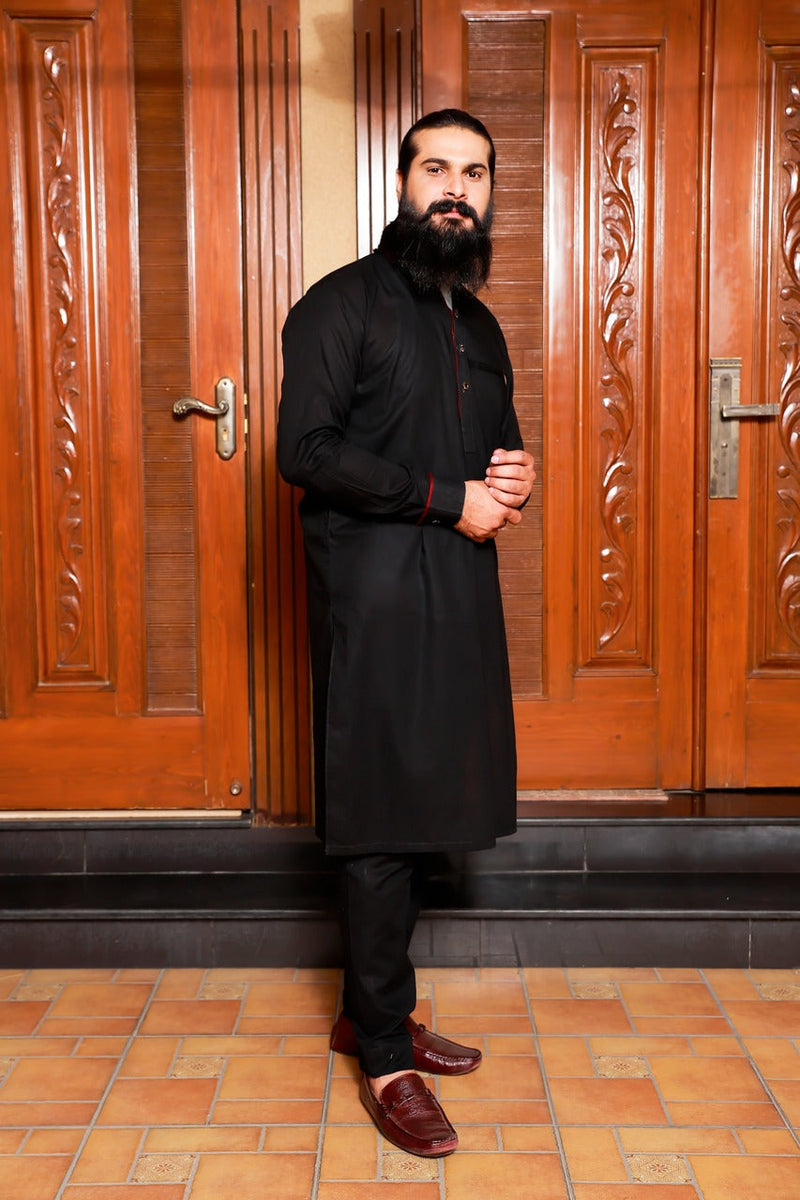 Pakistani Menswear | Deluxe - 09 by Libayah Ltd. - Designer Dress - Type: Menswear - Available at Libayah - 100% Original