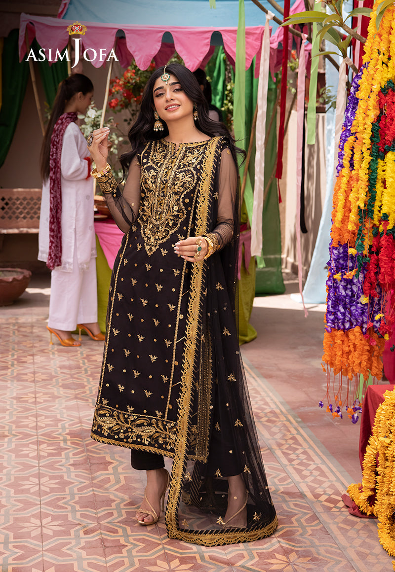 Asim Jofa | Pyaar Diyan Gallan Formals | AJEM-04 by Asim Jofa - Designer Dress - Type: Ladies Clothes - Available at Libayah - 100% Original