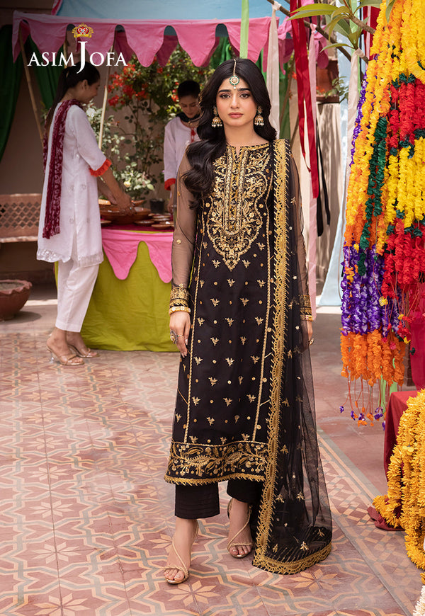 Asim Jofa | Pyaar Diyan Gallan Formals | AJEM-04 by Asim Jofa - Designer Dress - Type: Ladies Clothes - Available at Libayah - 100% Original