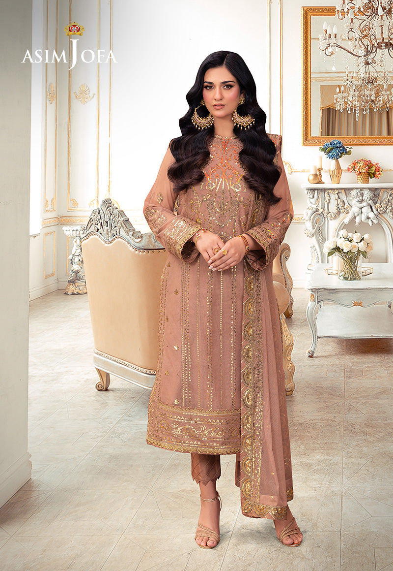 Asim Jofa | festive luxe | AJEM-09 by Asim Jofa - Designer Dress - Type: Ladies Clothes - Available at Libayah - 100% Original