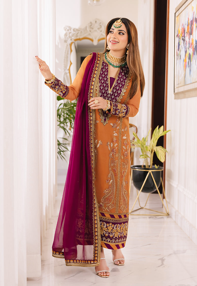 Asim Jofa | Signature Styles | AJSM-38 by Asim Jofa - Designer Dress - Type: Formal - Available at Libayah - 100% Original