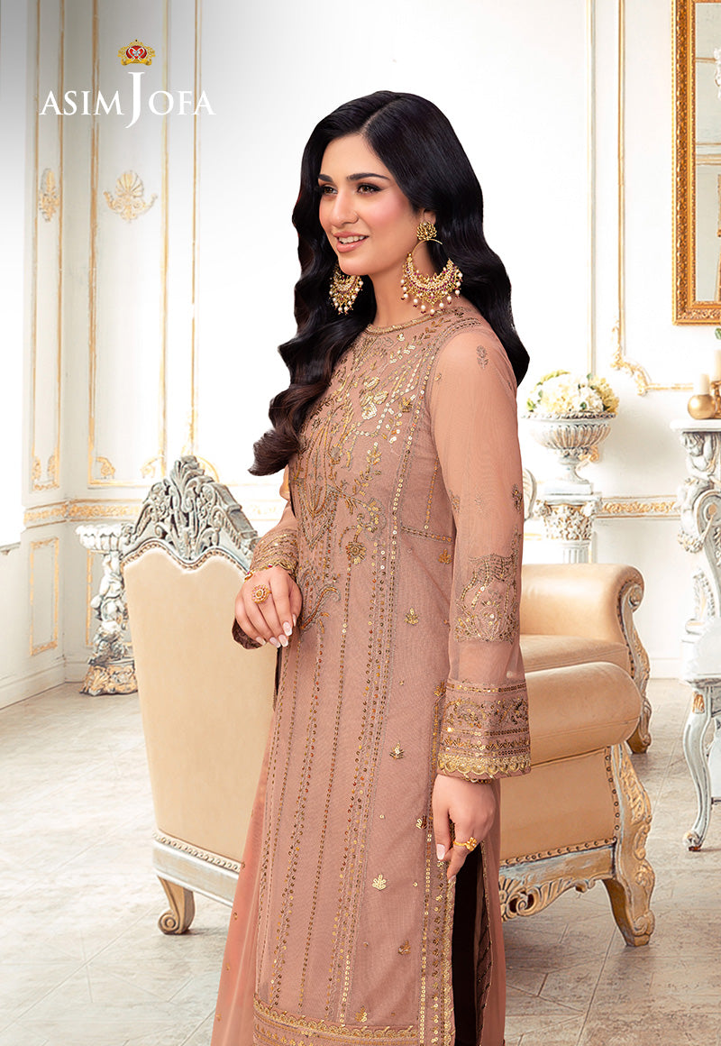 Asim Jofa | festive luxe | AJEM-09 by Asim Jofa - Designer Dress - Type: Ladies Clothes - Available at Libayah - 100% Original